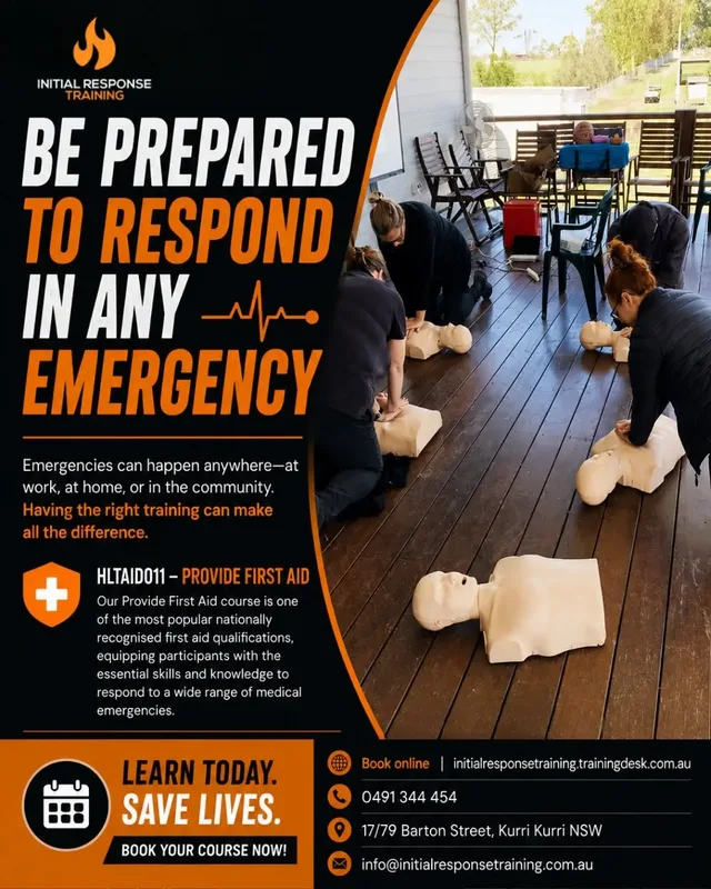 Initial Response Training first aid course