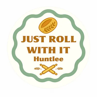 Just ROLL with it Huntlee logo