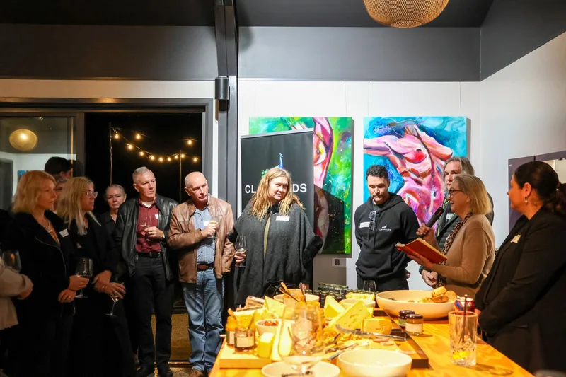 Guests mingling at an HRTO networking function