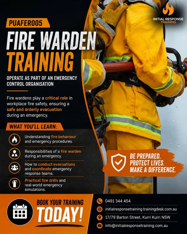 Initial Response Training Fire Warden Certification