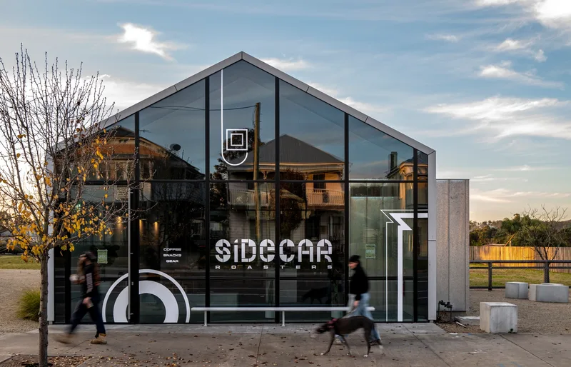Sidecar Roasters, a Hunter business, at golden hour